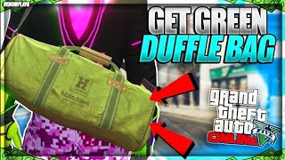 How to get the GREEN DUFFLE bag in Gta 5 online 148 PS4XBOXPC [upl. by Oel]