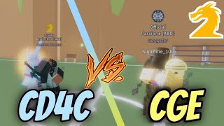 CRACKED D4C vs CRACKED GE  Roblox A Bizarre Day [upl. by Nyliram]