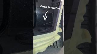 Sprayless scratch repair detailing tips shorts [upl. by Malan]