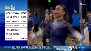 Margzetta Frazier 995 Bars UCLA vs Clemson 31624 [upl. by Allertse]