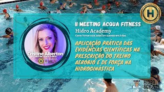 PRESCRIÇÃO DO TREINO AERÓBIO E DE FORÇA NA HIDROGINÁSTICA [upl. by Fenwick129]