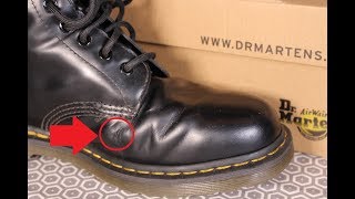 LEATHER FAILURE on DR MARTENS Classic 1460 quotIconquot Boot 3 Month Update [upl. by Natalee]