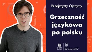 Językowy savoirvivre  Przejrzysty Ojczysty seria 1 odc 1 [upl. by Eisej]