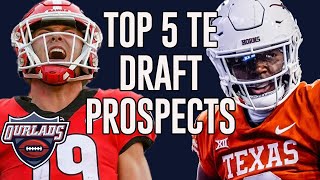 Top 5 Tight End Draft Prospects at This Moment 🏈 🚀 [upl. by Moyna]