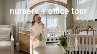 NURSERY  OFFICE TOUR ⎮ Shared Space  Neutral [upl. by Dewey657]