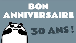 Bon anniversaire 30 ans Humour [upl. by Roskes]