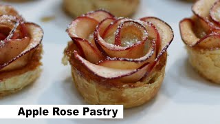 How to Make Apple Roses  Easy Apple Rose Pastry Recipe  Short Version [upl. by Yzzo622]