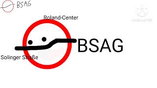 BSAG Bremen Hbf und ansagen mit Linie 1 [upl. by Rosanna]