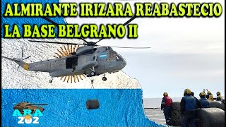 EL IRIZAR REABASTECIO LA BASE ANTARTICA BELGRANO II [upl. by Adnalohs]