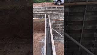 yard wall pour today concrete concreteconstruction foundation proconcrete standupscreed [upl. by Ivanah]