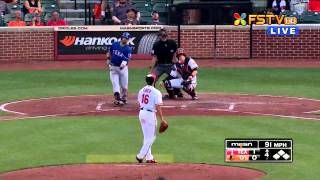 MLB 2015 7 2 Rangers vs Orioles Wei Yin Chen Pitch by Pitch Highlight [upl. by Trent]