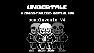 undertaleA Conceptualized neutral run sanslovania V4 OSTMCprogamervnTM [upl. by Papst]