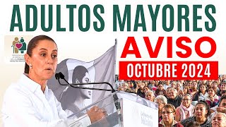 🔔Adultos Mayores La Presidenta da AVISO este Lunes 21 de Octubre🔔 [upl. by Doy]