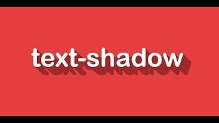 How TO Make Text Shadow Using HTMLampCSS 2018 [upl. by Ahsieit712]