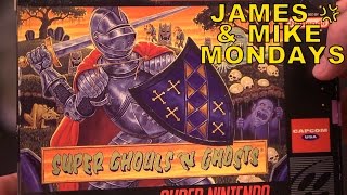 Super Ghouls n Ghosts SNES Part 1  James amp Mike Mondays [upl. by Eillam]