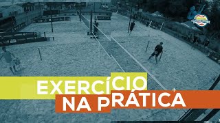 30 DRILLS para aulas de BEACH TENNIS MODULO 1 AULA 01 DRILL 01 [upl. by Eilyab288]