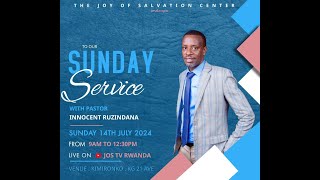 SUNDAY SERVICE Pr INNOCENT RUZINDANA  THE JOY OF SALVATION CENTER [upl. by Adiari]