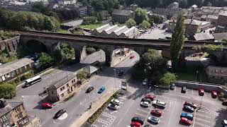 Todmorden Viaduct by Drone Part 2 31082024 [upl. by Enorel]