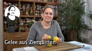 Zierquittengelee  Quitten noch aromatischer 😃 [upl. by Randi]