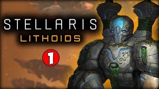 THE ROCK KING RISES Stellaris  Lithoids Gameplay 1 [upl. by Syst851]