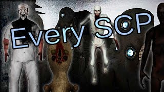 Every SCP in SCP Containment Breach v137 [upl. by Enilekcaj]