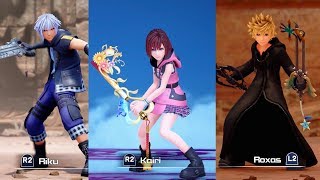 Kingdom Hearts 3 Re Mind  All Playable Characters Boss Fights [upl. by Airbmat]