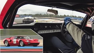 Ford GT40 Mk1 at Circuit Paul Ricard OnBoard Accelerations amp Sound [upl. by Aynotak284]