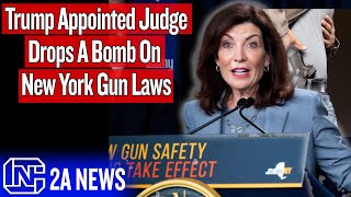 Trump Appointed Judge Just Dropped A Bomb On New York Gun Laws [upl. by Leoy]