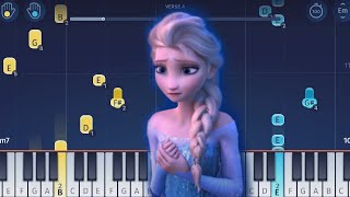 Disneys Frozen  For the First Time in Forever Reprise  Piano Tutorial amp Sheet Music [upl. by Ariday]