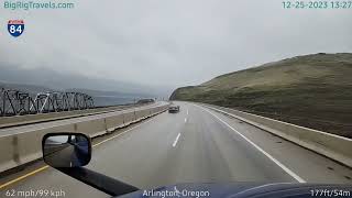 BigRigTravels LIVE  Biggs Junction to Stanfield OR  Merry Christmas 122523 [upl. by Oedama910]