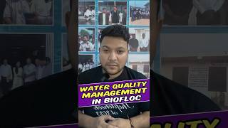 Video 17 Water Quality Management in Biofloc aquaculture sustainableaquaculture shorts [upl. by Aiveneg564]