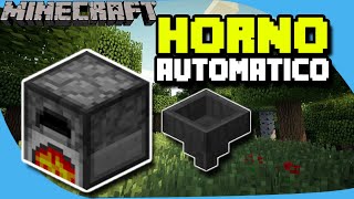 COMO HACER UN HORNO AUTOMATICO EN MINECRAFT [upl. by Wiese350]