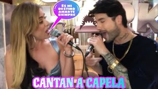 YEIMY MONTOYA Y CHARLY FLOW CANTANDO DESTINO A CAPELA  LA REINA DEL FLOW [upl. by Gustafson]