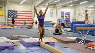 Physical Therapy Helps Keep Gymnast in Elite Condition [upl. by Anemix]