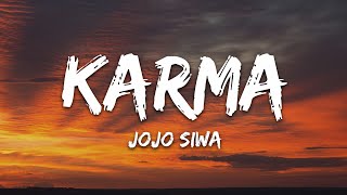 JoJo Siwa  Karma Lyrics [upl. by Rapsag]