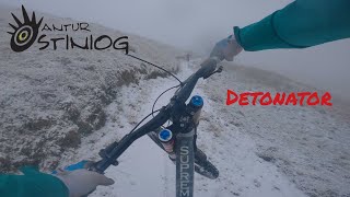 Snowy Run at Antur Stiniog  Detonator [upl. by Nnylrefinnej]