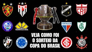 Sorteio da Copa do Brasil  1° Fase [upl. by Recneps]