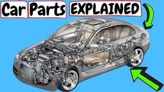 Car Parts Explained🚘 their function What are Basic main different parts in CAR Explanation pics [upl. by Cordi]