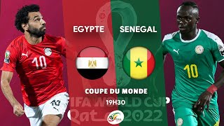 EGYPTE  SENEGAL LIVE  LA REVANCHE POUR SALAH   BARRAGES COUPE DU MONDE  CDM 2022 [upl. by Quarta]