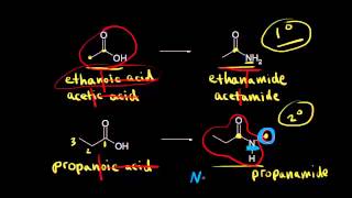 Nomenclature and properties of amides  Organic chemistry  Khan Academy [upl. by Dremann]