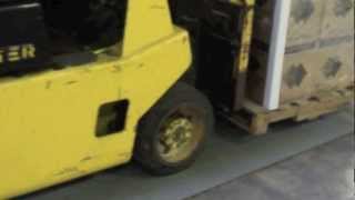 Garage Floor Tiles Supports Heavy Forklift [upl. by Trotter]