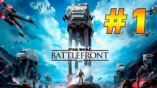 Прохождение Star Wars Battlefront 2015 PC 1  Обучение [upl. by Sirob]