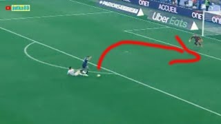 William Saliba tackle on Kylian Mbappé Marseille vs PSG  William Saliba  mbappe vs marseille [upl. by Rowe585]