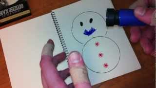 Tutorial How to Draw a Snowman [upl. by Quickel]