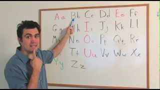 The English Alphabet ABC  Learn English Speak English [upl. by Novaelc]