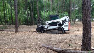 Gyro Trac 500HF and Bobcat T770 demo w Sparrow amp Kennedy Tractor 8433733868 [upl. by Ewnihc72]