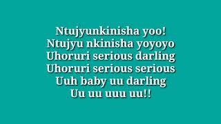 Ntujyunkinisha lyrics by Bruce melodie [upl. by Yartnoed]