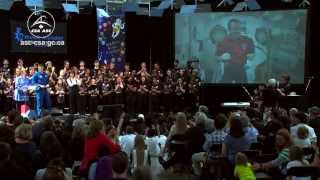 Chris Hadfield and students from coasttocoast fill the sky with music excerpt [upl. by Sayce361]