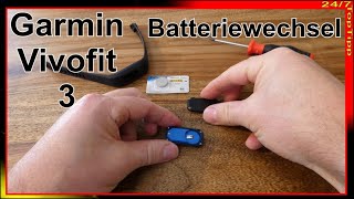 Garmin Vivofit 3 ✔ Batteriewechsel nach 1 Jahr Laufzeit  Top Schrittzähler  Fitness Tracker Tipp [upl. by Byran]