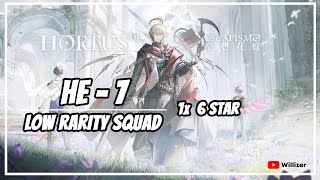 Arknights HE7 Low Rarity Squad [upl. by Eille]